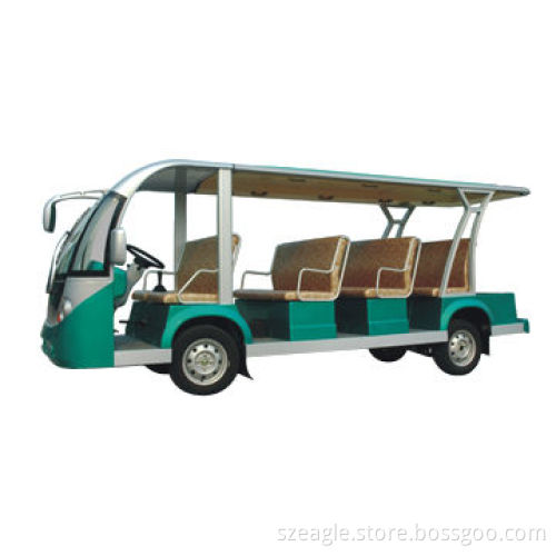 Pure electric tram, 11-seater, CE-certified, automatic drive, manual drive with gear box